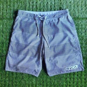 RVCA Striped Board Surf Wear Shorts